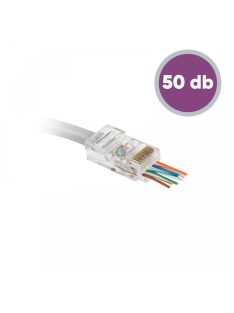 UTP Rj45 cat5 átmenő csatlakozó (50db)