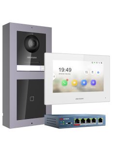   Hikvision DS-KIS613-M-W Egylakásos (bővíthető) IP video-kaputelefon szett