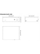 Hikvision DS-3E0105P-E (B) 5 portos PoE switch