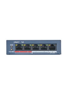 Hikvision DS-3E0105P-E/M (B/C) 5 portos PoE switch