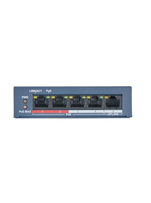 Hikvision DS-3E0105P-E/M (B) 5 portos PoE switch