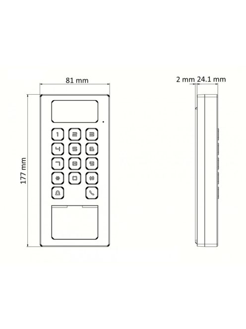 Hikvision DS-K1T502DBWX-CE1
