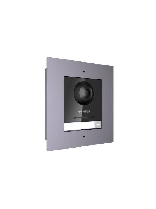 Hikvision DS-KD8003-IME1/Flush/EU (B) IP video-kaputelefon kültéri főegység, fém, süllyesztő kerettel, 48 V PoE