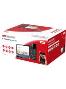 Hikvision DS-KIS612-S 1 lakásos, kódos, kártyás szett, switchel