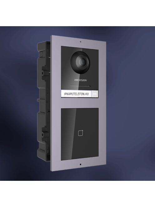 Hikvision 1 lakásos, kártyaolvasós központ, süllyesztett
